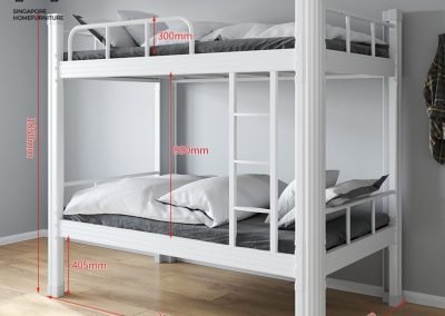 Eupen Double Decker Bed Frame Singapore Bunk Bed Singapore SingaporeHomeFurniture