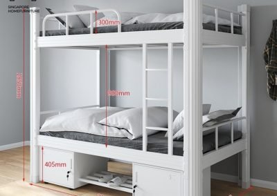 Eupen Double Decker Bed Frame Singapore Bunk Bed Singapore SingaporeHomeFurniture