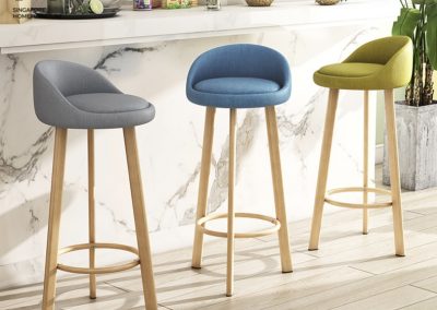 Ezeiza Rattan Bar Stool Singapore Wooden Bar Stool Singapore SingaporeHomeFurniture