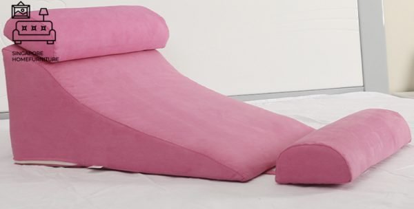 FRIBOURG® Wedge Pillow | Slip Prevention | Hard Sponge Material + Fleece Exterior | FREE Side Pillows | Multiple Colour Selection | $$ - Image 4