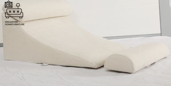 FRIBOURG® Wedge Pillow | Slip Prevention | Hard Sponge Material + Fleece Exterior | FREE Side Pillows | Multiple Colour Selection | $$ - Image 7