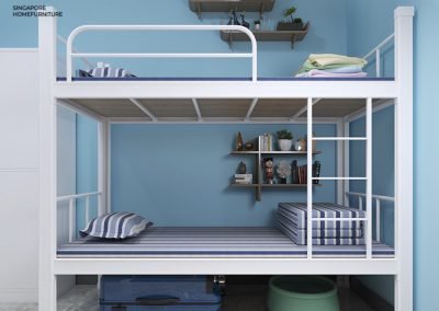 Gistel Double Decker Bed Frame Singapore Bunk Bed Singapore SingaporeHomeFurniture