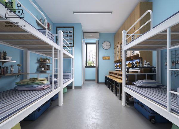 Gistel Double Decker Bed Frame Singapore Bunk Bed Singapore SingaporeHomeFurniture