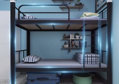Gistel Double Decker Bed Frame Singapore Bunk Bed Singapore SingaporeHomeFurniture