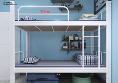 Gistel Double Decker Bed Frame Singapore Bunk Bed Singapore SingaporeHomeFurniture