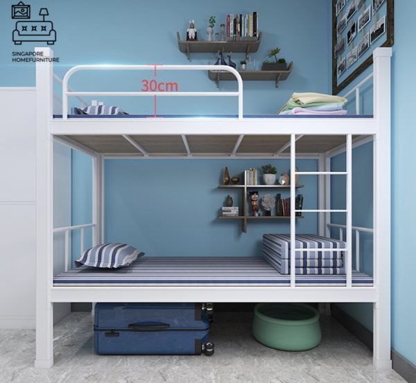 Gistel Double Decker Bed Frame Singapore Bunk Bed Singapore SingaporeHomeFurniture