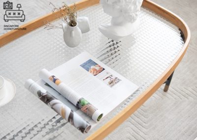 Gouda Glass Coffee Table Singapore