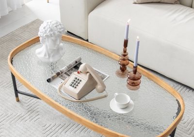 Gouda Glass Coffee Table Singapore