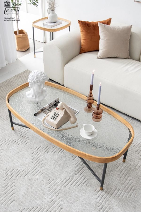 Gouda Glass Coffee Table Singapore