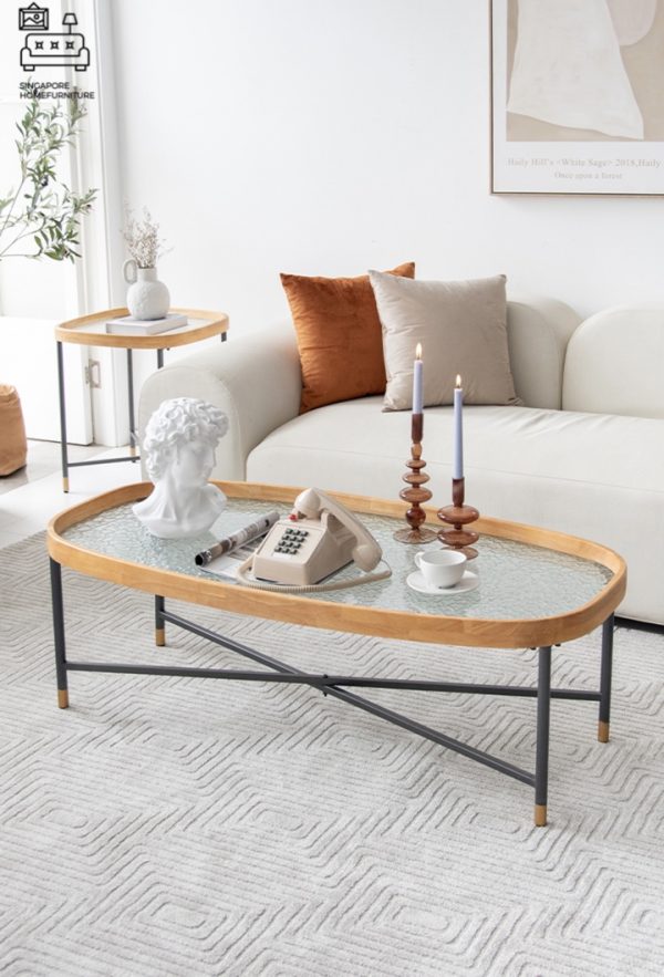 Gouda Glass Coffee Table Singapore