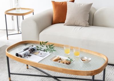 Gouda Glass Coffee Table Singapore