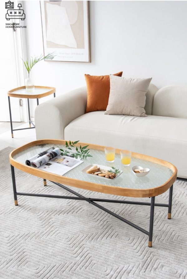 Gouda Glass Coffee Table Singapore