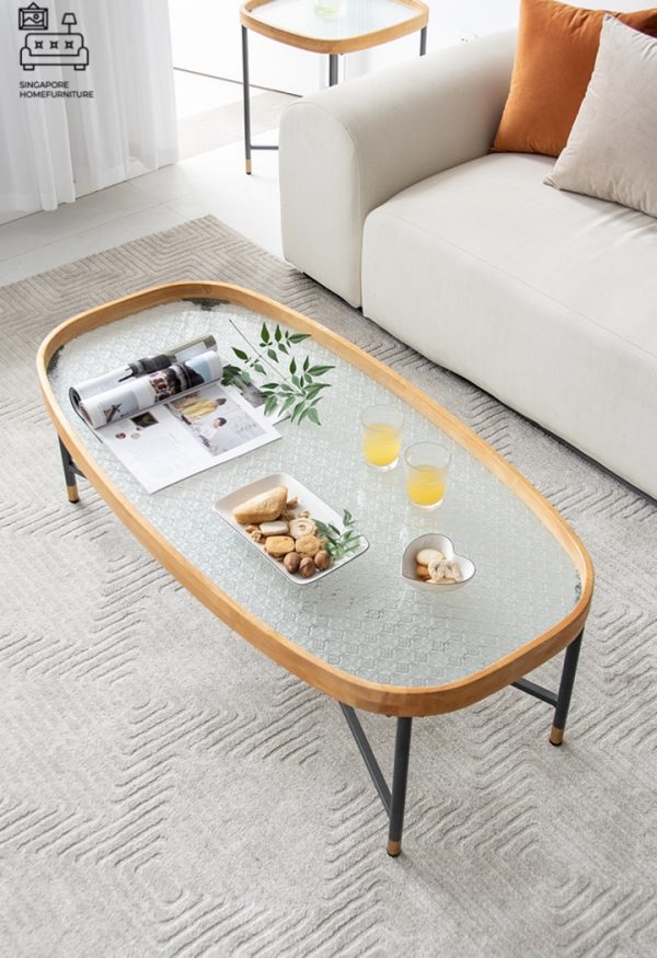 Gouda Glass Coffee Table Singapore