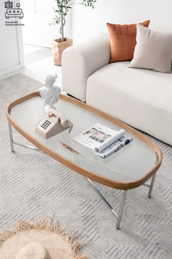 Gouda Glass Coffee Table Singapore