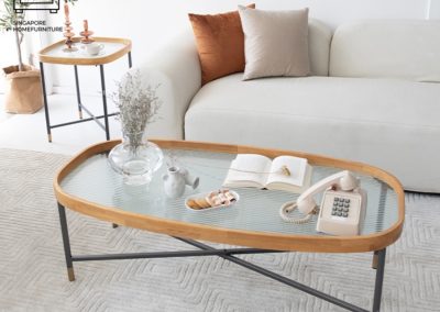 Gouda Glass Coffee Table Singapore