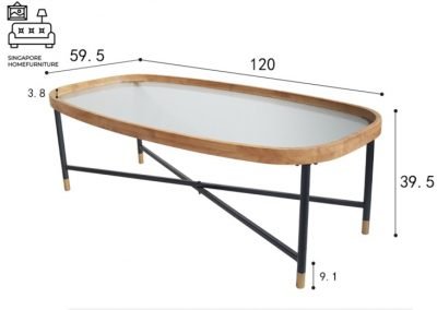 Gouda Glass Coffee Table Singapore