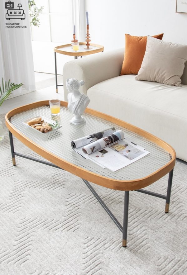Gouda Glass Coffee Table Singapore