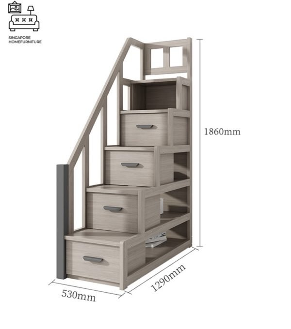 HERVE® Loft Bed Frame | Space-Saving | 2 Sizes: Small Double, Queen | Option: Mattress | $$$ - Image 6