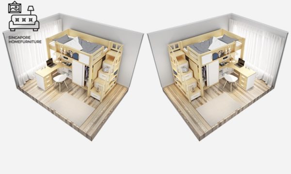 HERVE® Loft Bed Frame | Space-Saving | 2 Sizes: Small Double, Queen | Option: Mattress | $$$ - Image 26