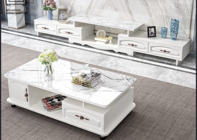 Houten Glass Coffee Table Singapore