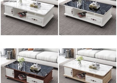 Houten Glass Coffee Table Singapore