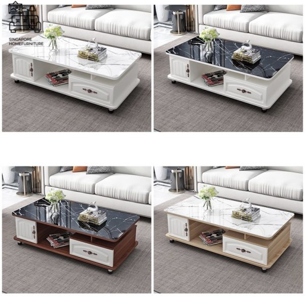 Houten Glass Coffee Table Singapore