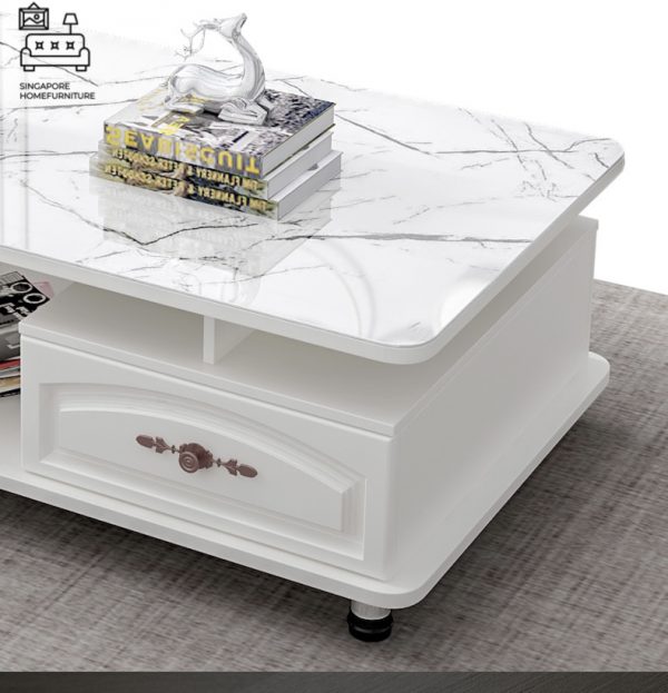 Houten Glass Coffee Table Singapore