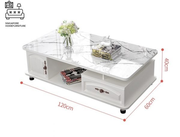 Houten Glass Coffee Table Singapore