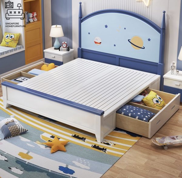 Landen Kids Bed Frame Singapore Children Bed Frame Singapore SingaporeHomeFurniture