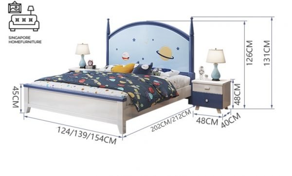 Landen Kids Bed Frame Singapore Children Bed Frame Singapore SingaporeHomeFurniture
