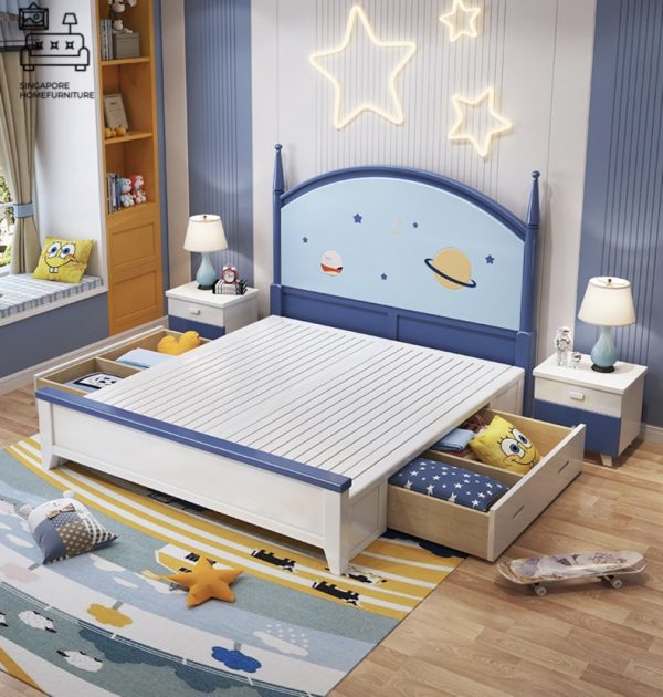 Landen Kids Bed Frame Singapore Children Bed Frame Singapore SingaporeHomeFurniture