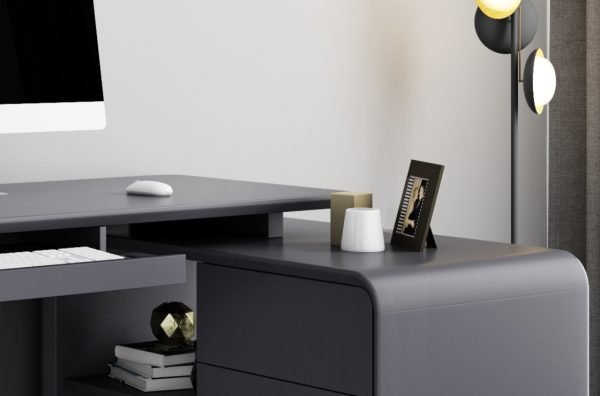 OPOLE® L Shape Study Table | Swivel Table | 3 Lengths: 1200mm, 1400mm, 1600mm | $$$ - Image 17
