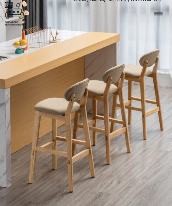 Parana Rattan Bar Stool Singapore Wooden Bar Stool Singapore SingaporeHomeFurniture