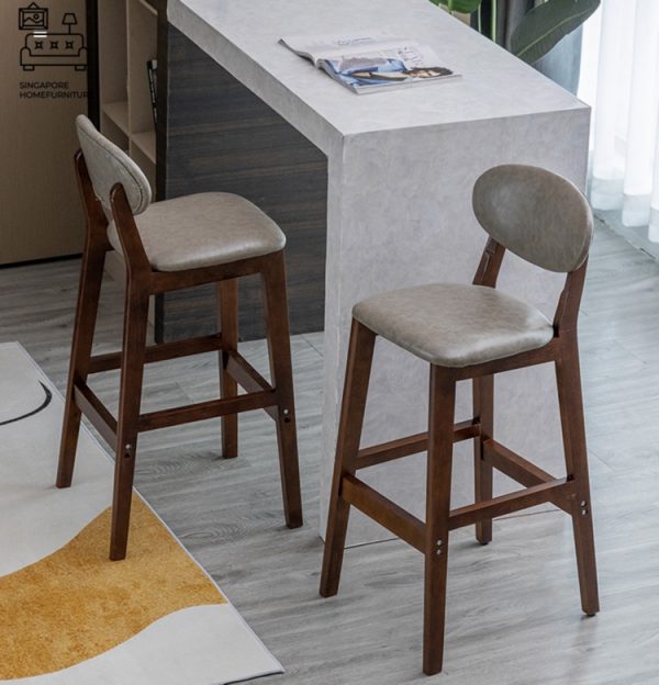 Parana Rattan Bar Stool Singapore Wooden Bar Stool Singapore SingaporeHomeFurniture