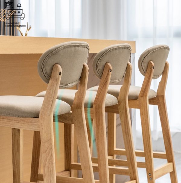 Parana Rattan Bar Stool Singapore Wooden Bar Stool Singapore SingaporeHomeFurniture