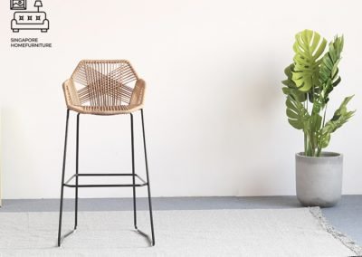 Ezeiza Rattan Bar Stool Singapore Wooden Bar Stool Singapore SingaporeHomeFurniture