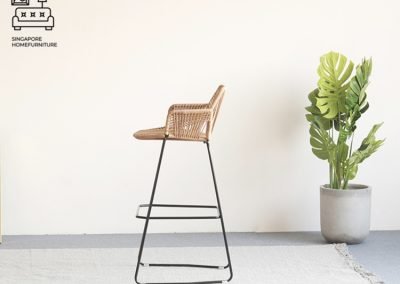 Ezeiza Rattan Bar Stool Singapore Wooden Bar Stool Singapore SingaporeHomeFurniture