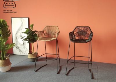 Ezeiza Rattan Bar Stool Singapore Wooden Bar Stool Singapore SingaporeHomeFurniture