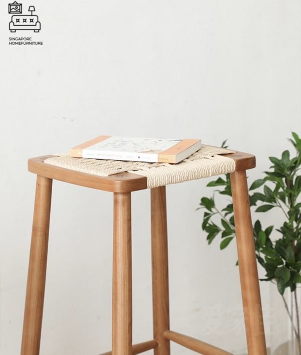 Rawson Rattan Bar Stool Singapore Wooden Bar Stool Singapore SingaporeHomeFurniture
