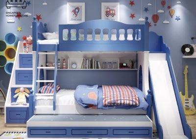 Rochefort Double Decker Bed Frame Singapore Bunk Bed Singapore SingaporeHomeFurniture