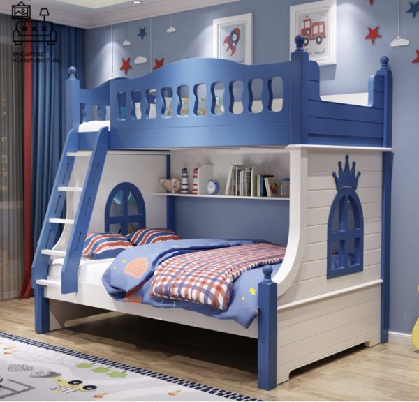 Rochefort Double Decker Bed Frame Singapore Bunk Bed Singapore SingaporeHomeFurniture
