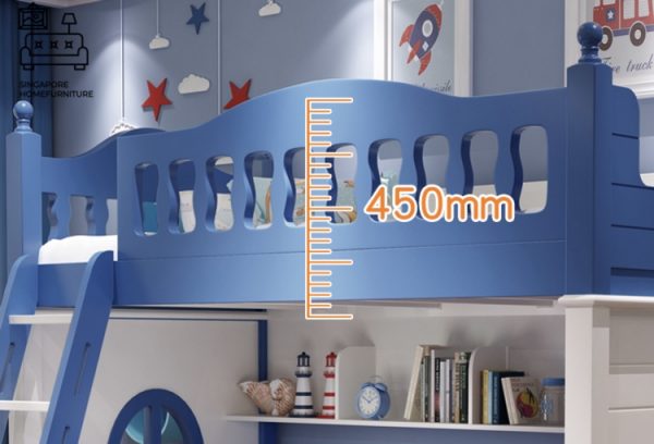 Rochefort Double Decker Bed Frame Singapore Bunk Bed Singapore SingaporeHomeFurniture