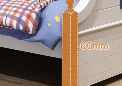 Rochefort Double Decker Bed Frame Singapore Bunk Bed Singapore SingaporeHomeFurniture