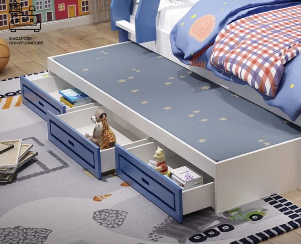 Rochefort Double Decker Bed Frame Singapore Bunk Bed Singapore SingaporeHomeFurniture