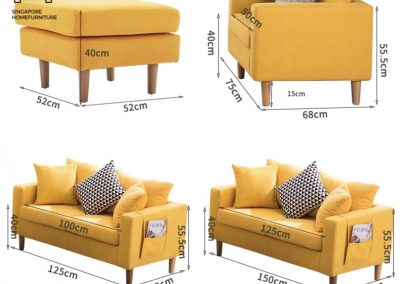 Salamanca Fabric Sofa Singapore SingaporeHomeFurniture