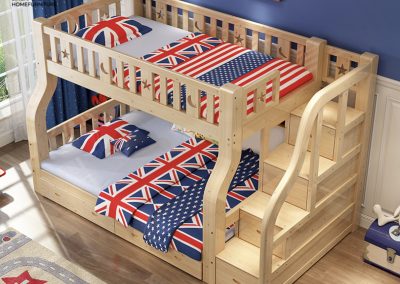 Stavelot Double Decker Bed Frame Singapore Bunk Bed Singapore SingaporeHomeFurniture