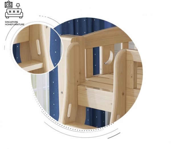 Stavelot Double Decker Bed Frame Singapore Bunk Bed Singapore SingaporeHomeFurniture