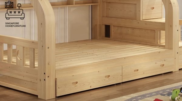 Stavelot Double Decker Bed Frame Singapore Bunk Bed Singapore SingaporeHomeFurniture