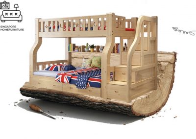 Stavelot Double Decker Bed Frame Singapore Bunk Bed Singapore SingaporeHomeFurniture