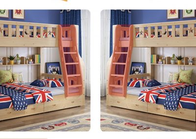 Stavelot Double Decker Bed Frame Singapore Bunk Bed Singapore SingaporeHomeFurniture